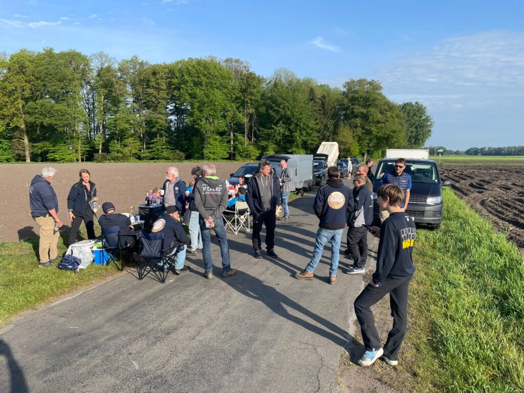 Frühstück am Feldrand